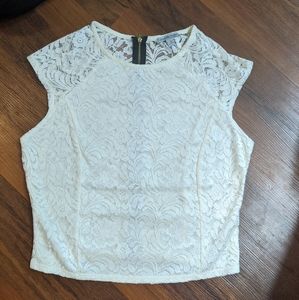 Lace crop top